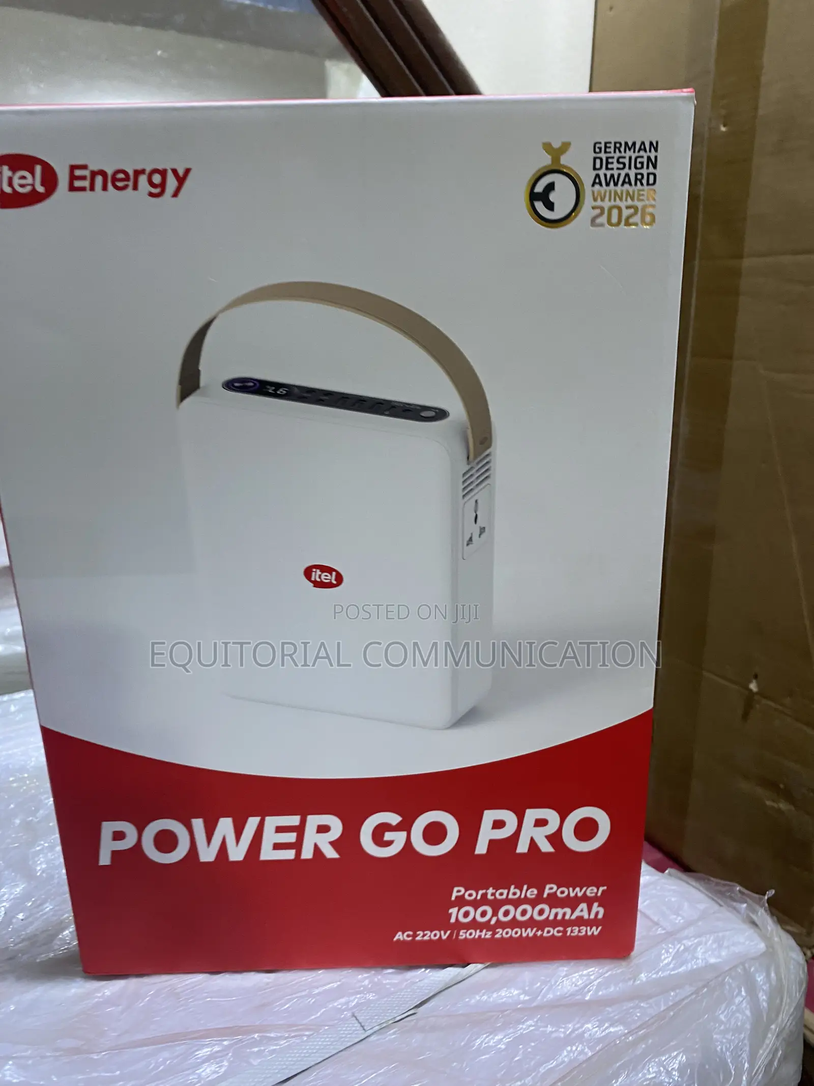 Itel Power Go Pro Portable Backup Battery 200W AC 133W DC