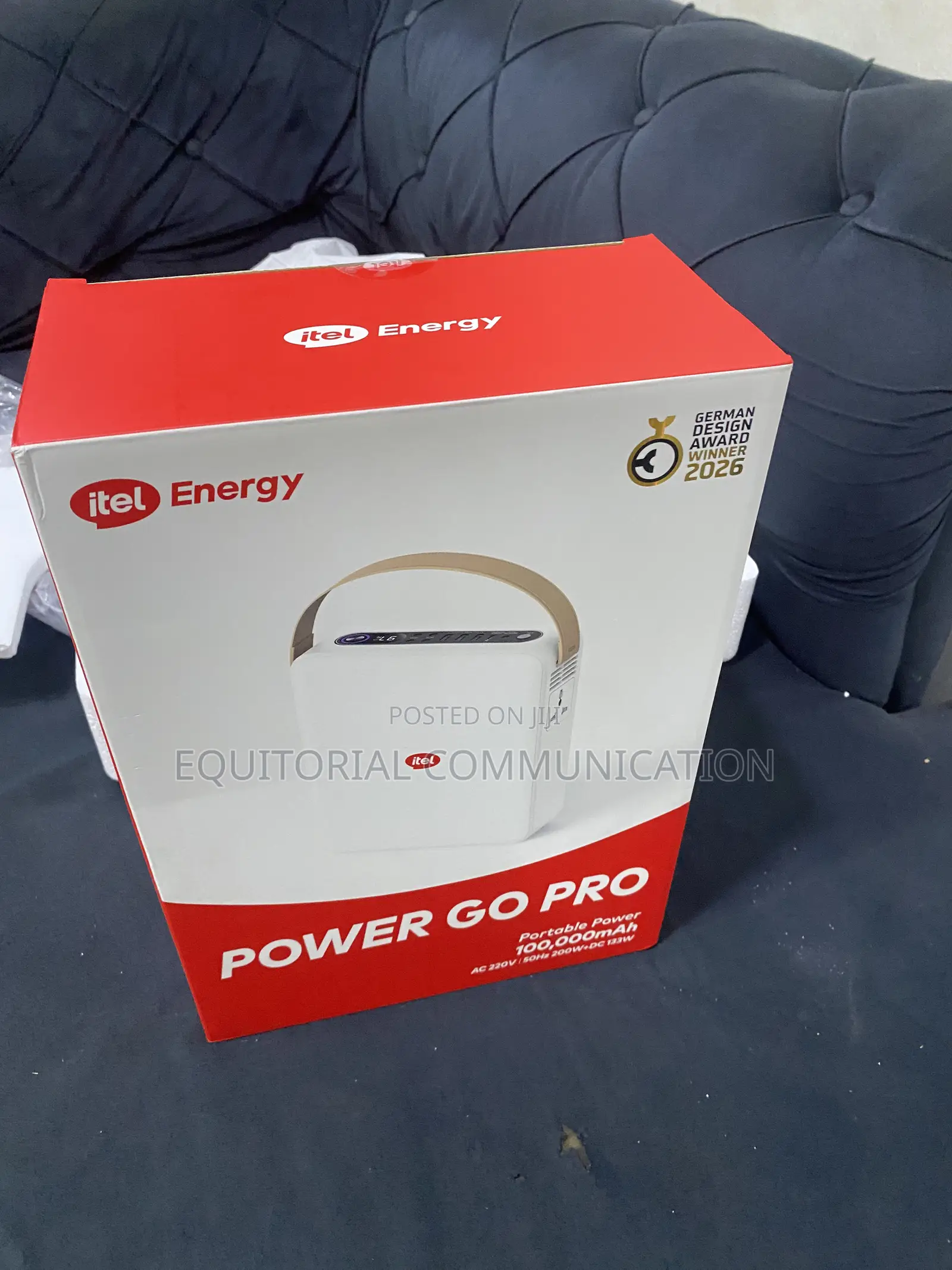 Itel Power Go Pro Portable Backup Battery 200W AC 133W DC