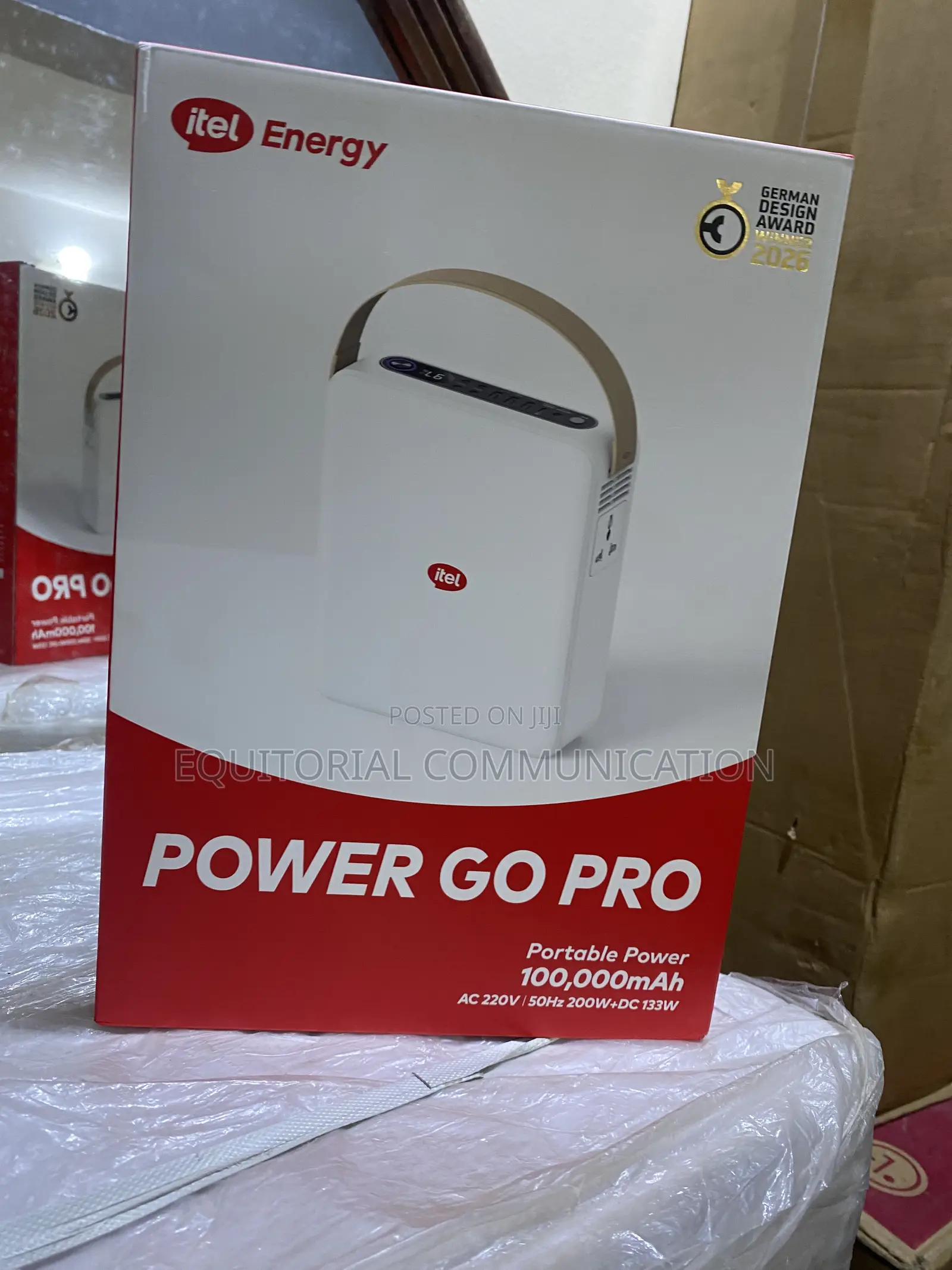 Itel Energy Power Go Pro 100,000mAh AC and DC Power Supply