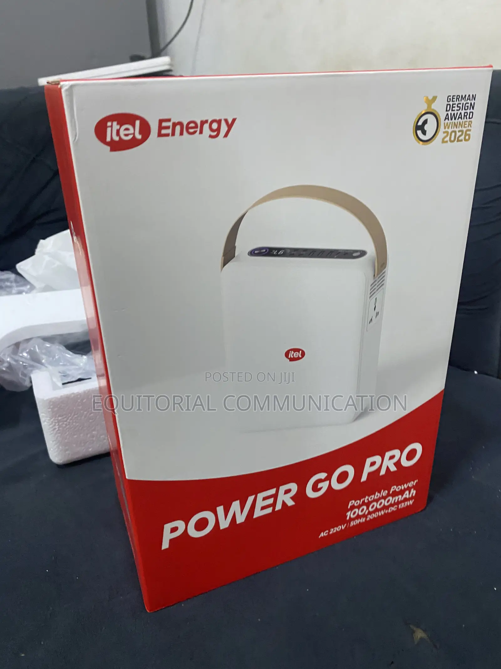 Itel Power Go Pro Portable Energy Station 220V 50Hz 200W