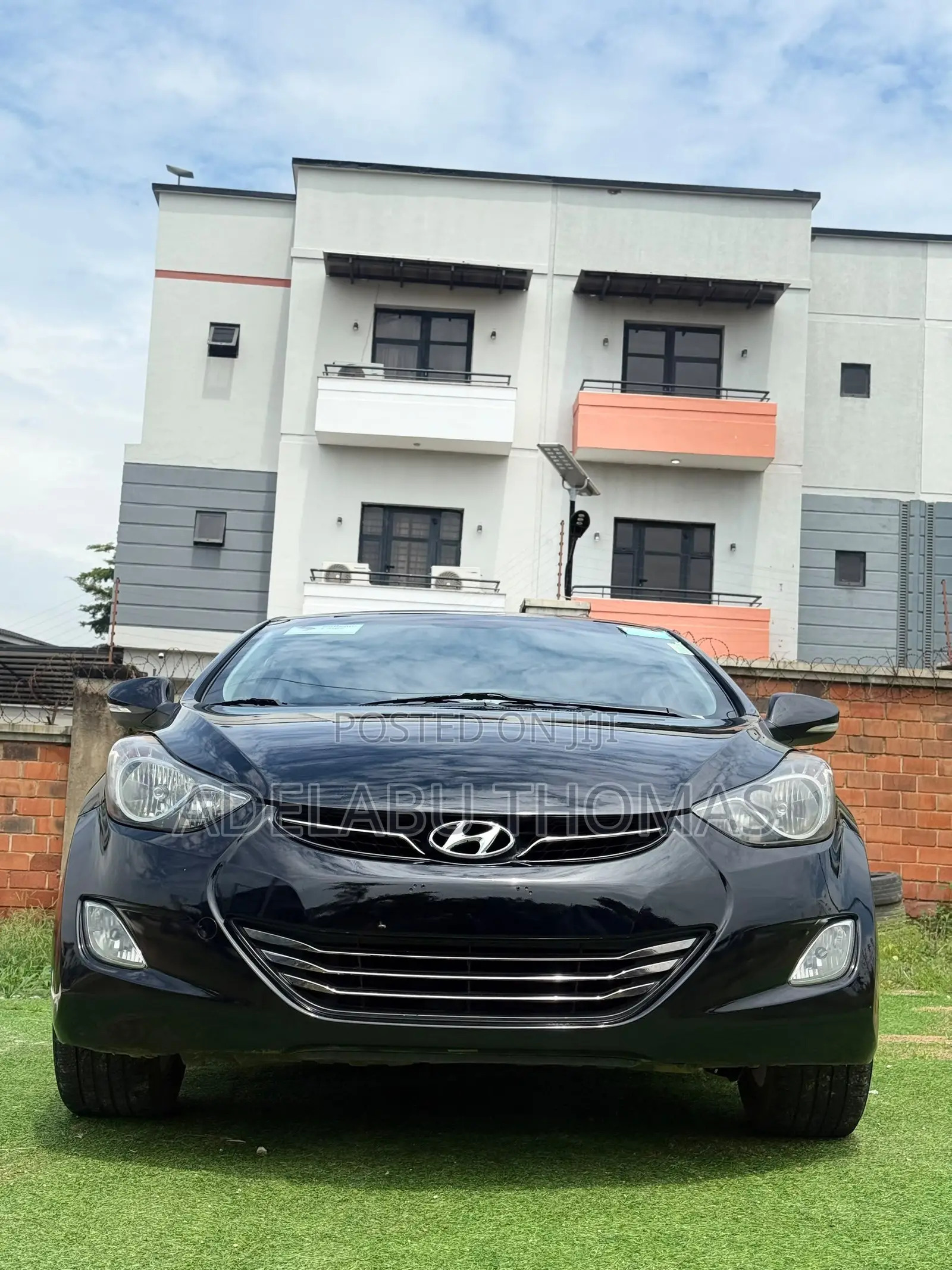 Hyundai Elantra Limited 2012 Black