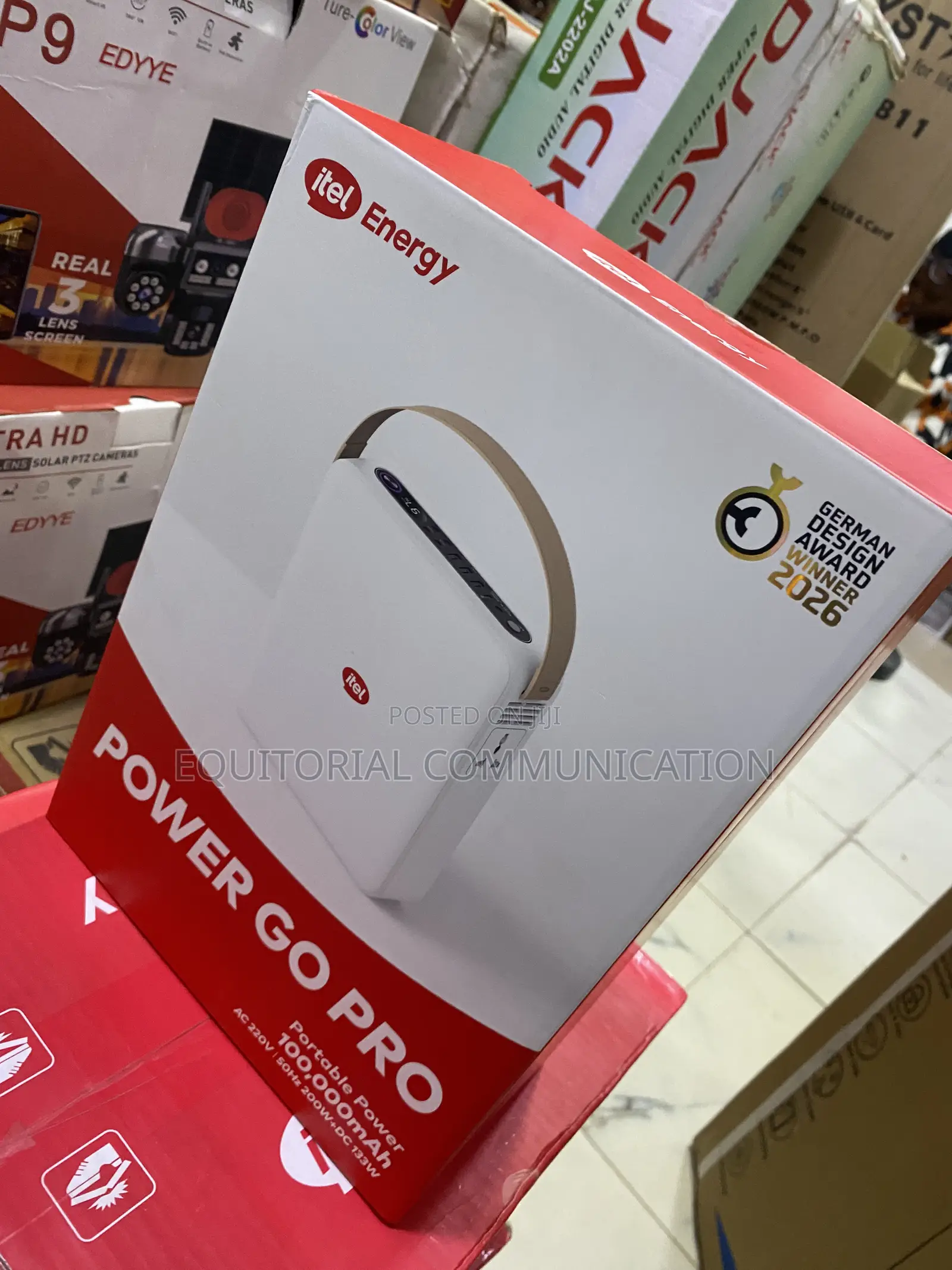 Itel Power Go Pro 200W AC Backup Power for Compatible Electronics