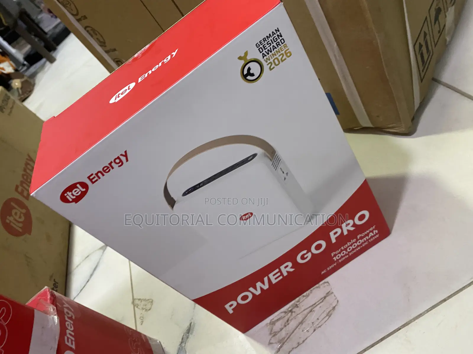 Itel Energy Power Go Pro Portable Power Bank With 220V AC Output