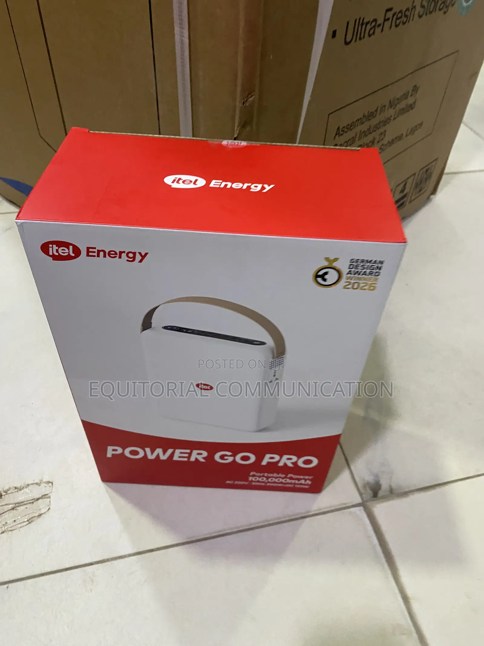 Itel Energy Power Go Pro Portable Power Bank With 220V AC Output