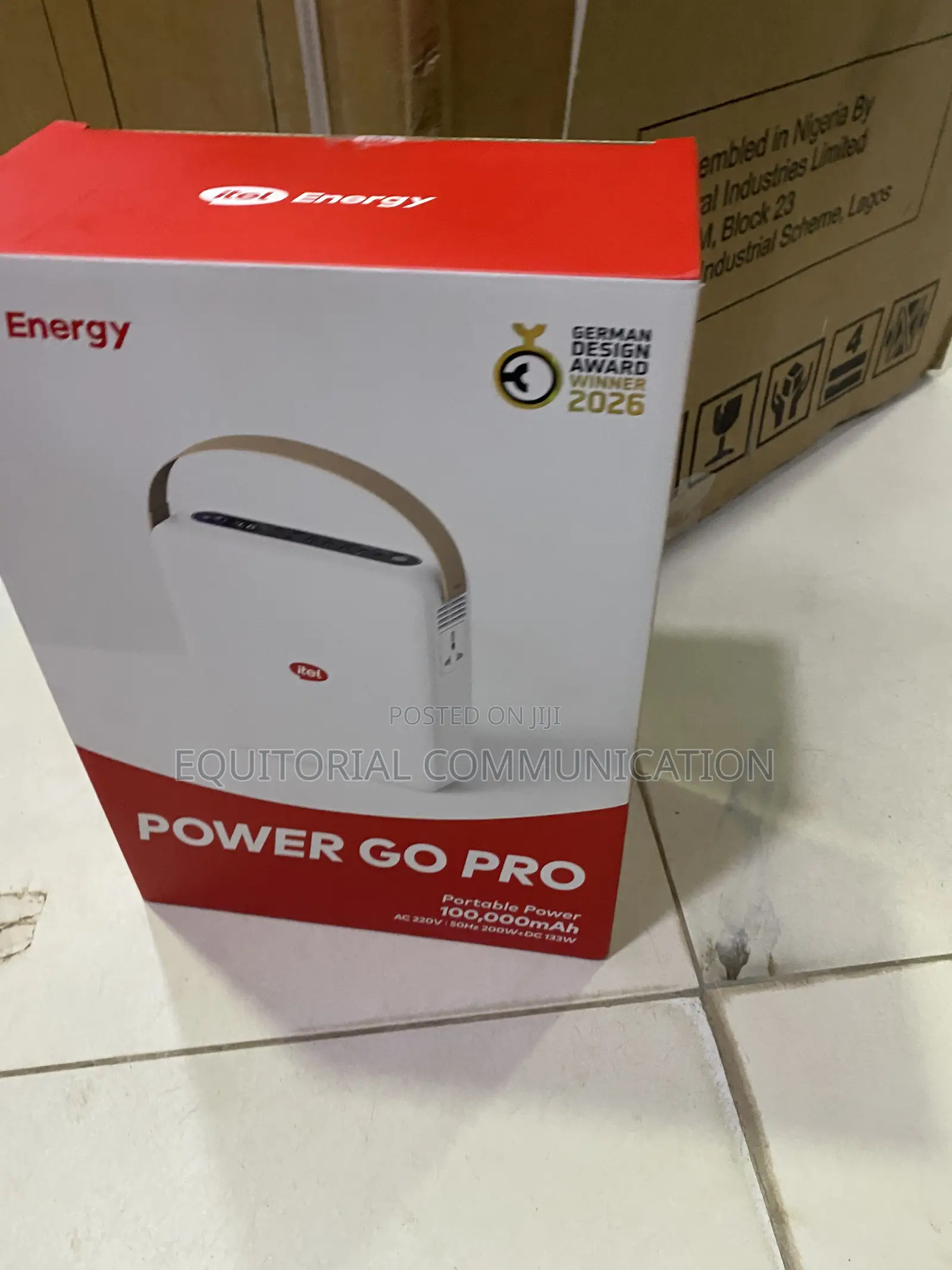 Itel Energy Power Go Pro 220V AC and 133W DC Backup Power