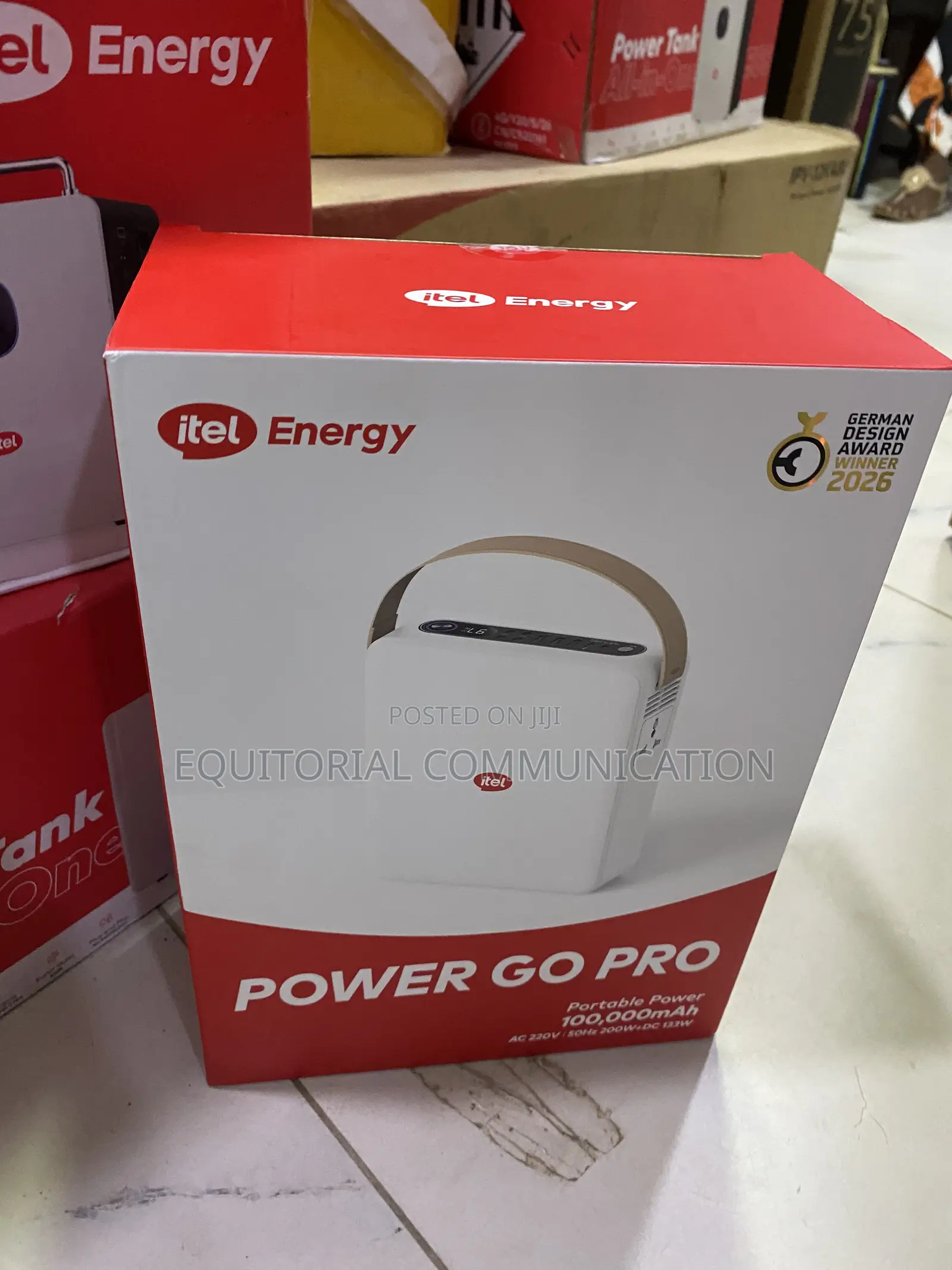 Itel Power Go Pro Portable Power Station 200W AC 50Hz