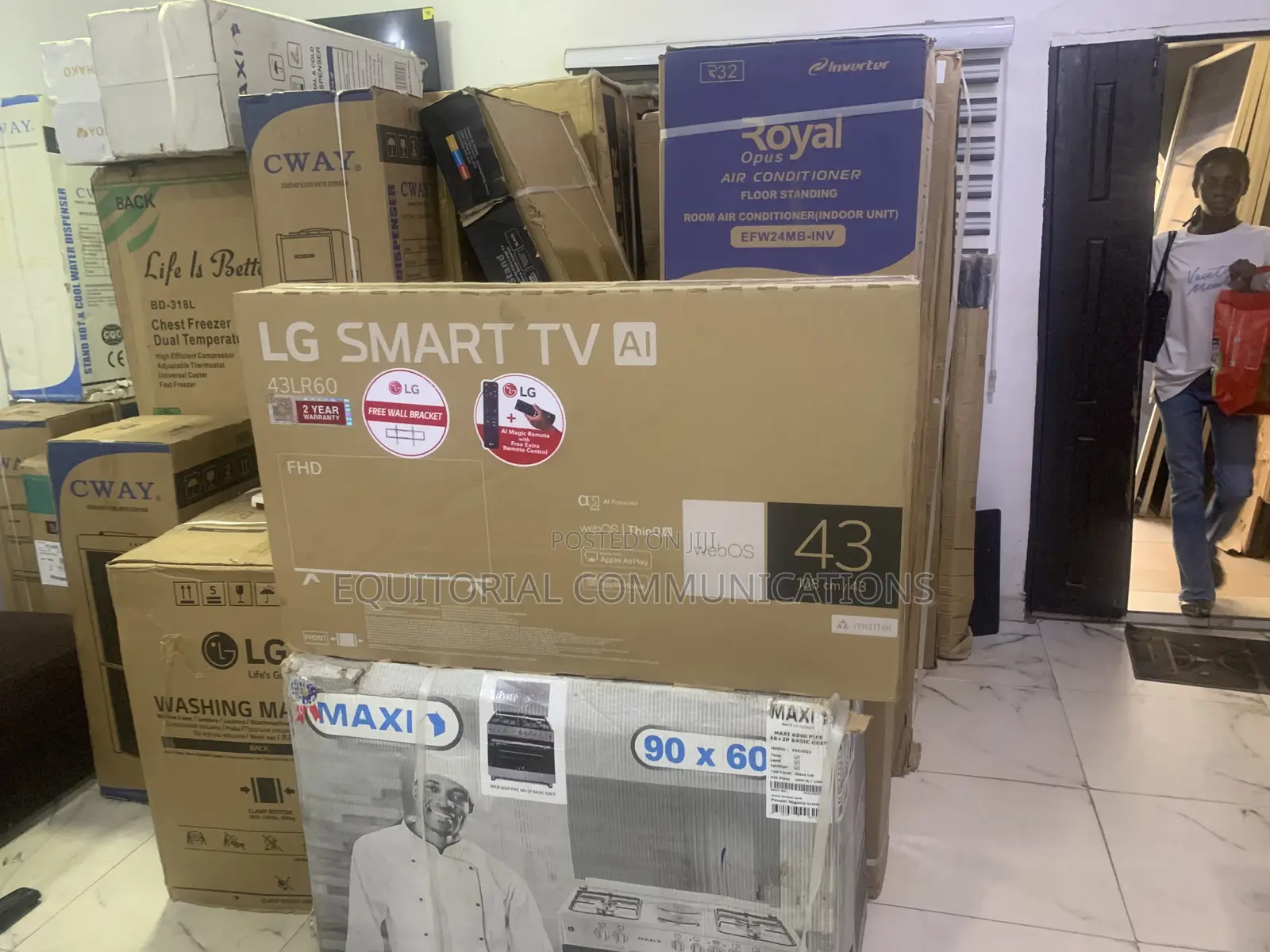 LG 43-Inch Smart TV With HDR Picture Enhancement