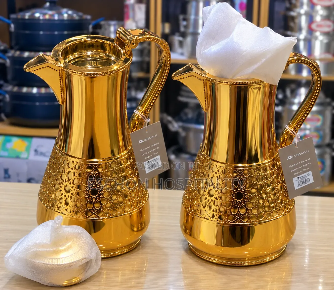 Luxury Arabian Coffee and Tea Vacuum Flasks