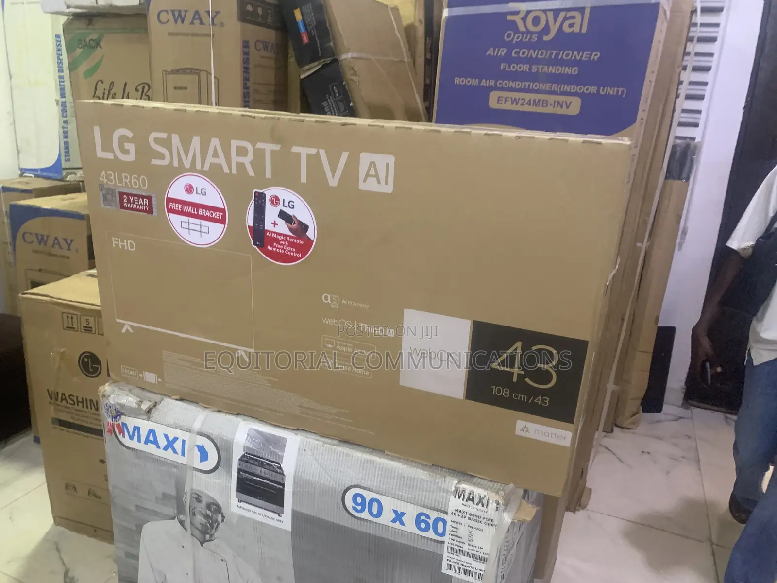 LG 43-Inch Full HD Smart TV With AI Picture Processing