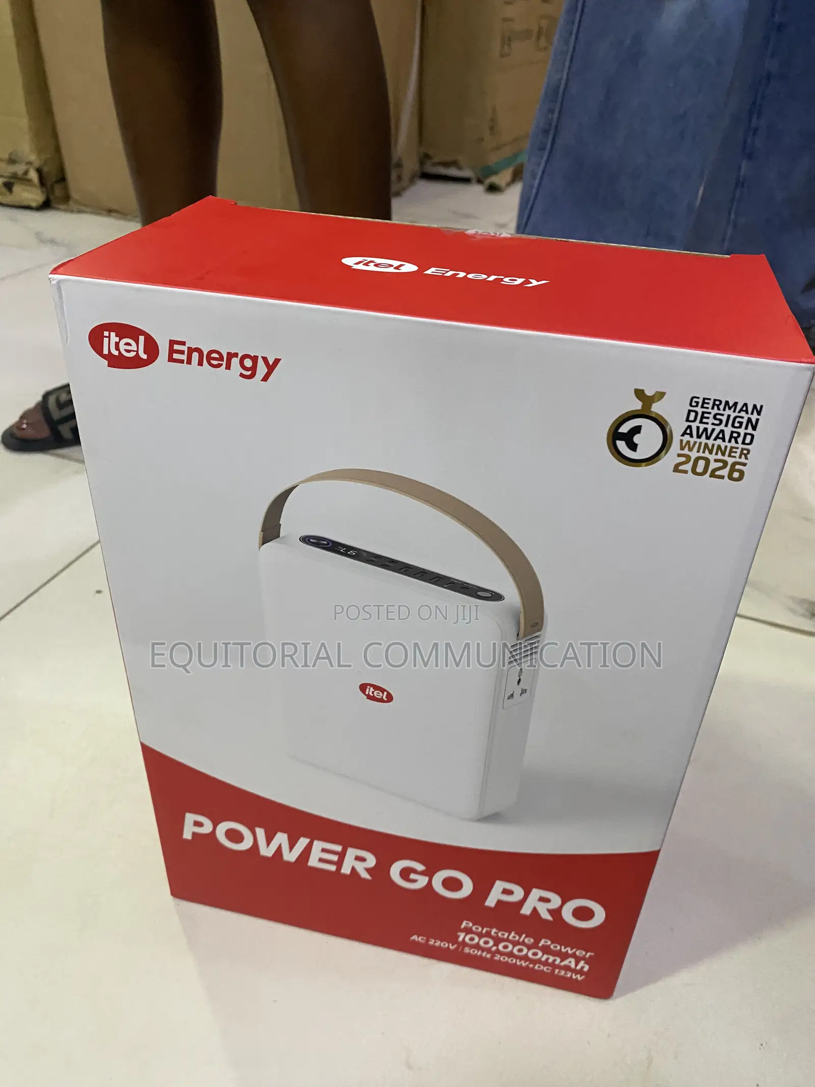 Itel Power Go Pro 100,000mAh Portable Energy Backup System