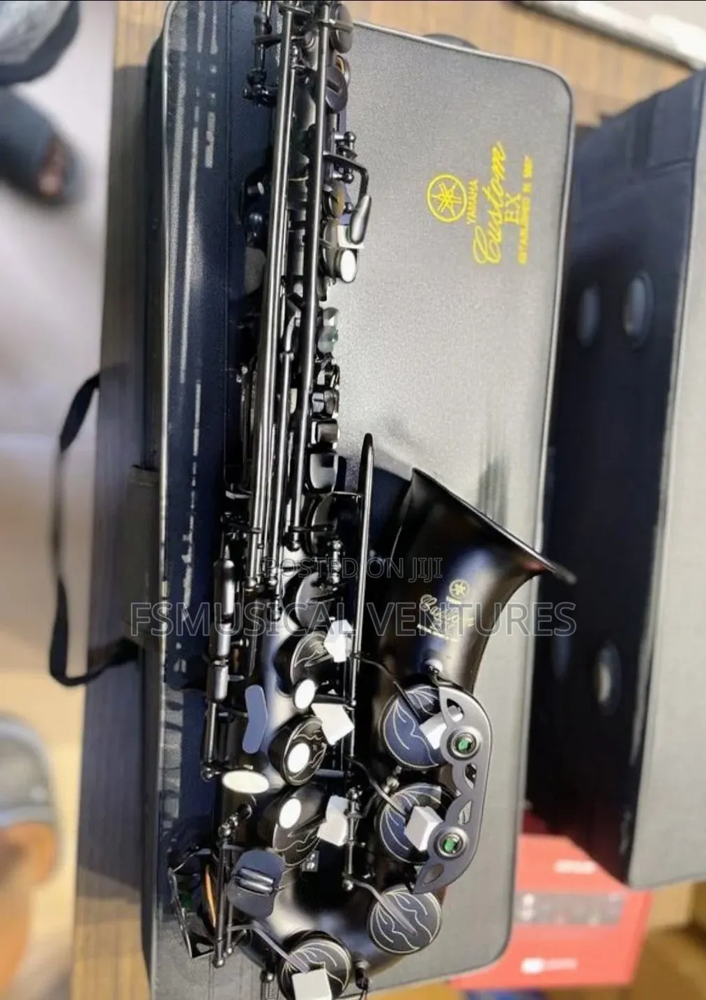 Yamaha Black Custom EX Alto Saxophone
