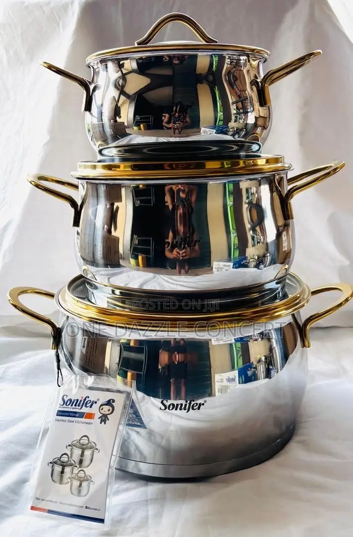 6pcs Sonifer Stainless Cookware