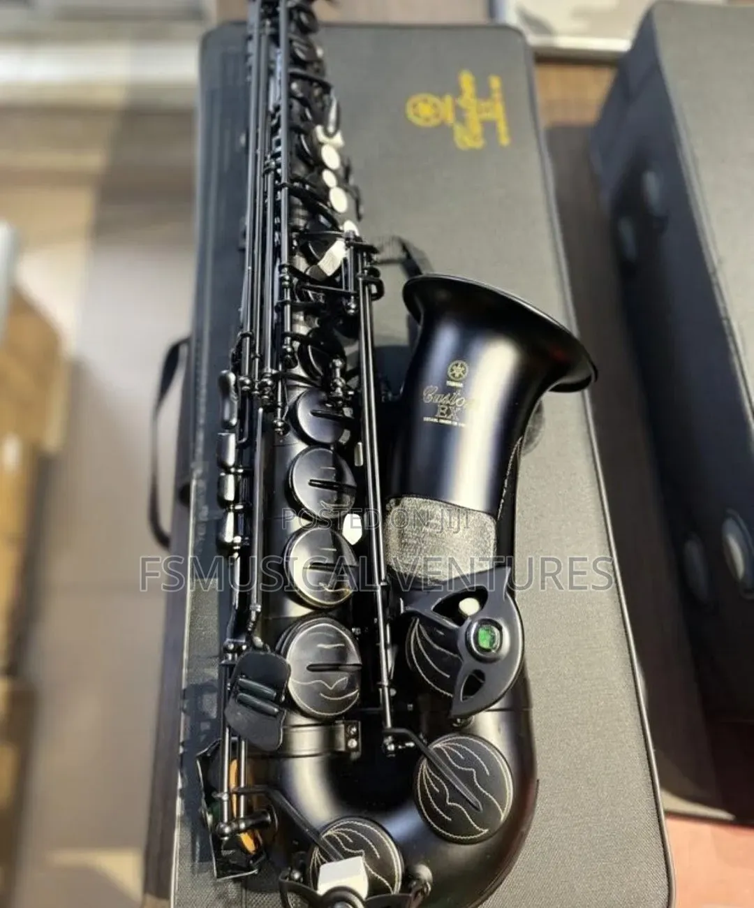 Yamaha Black Custom EX Alto Saxophone