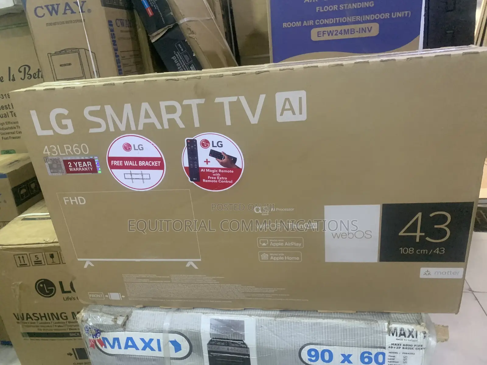 LG 43-Inch LED Smart TV for Daily Family Entertainment