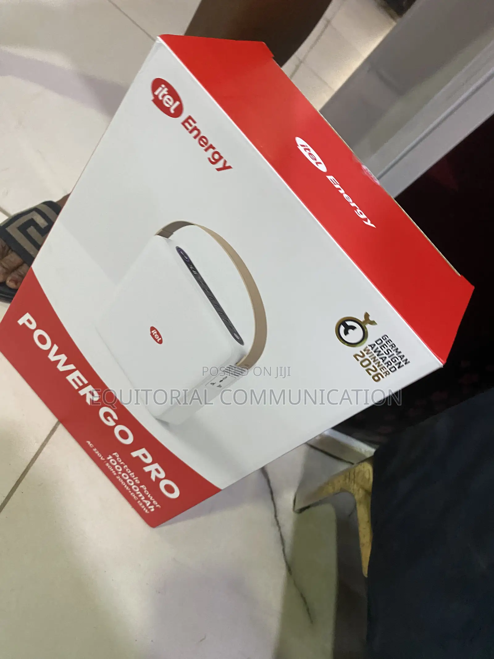 Itel Power Go Pro Portable 220V AC Power Station 50Hz