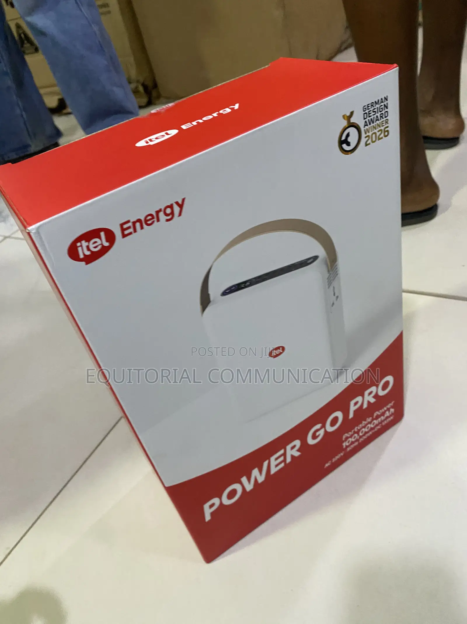 Itel Power Go Pro Portable 220V AC Power Station 50Hz