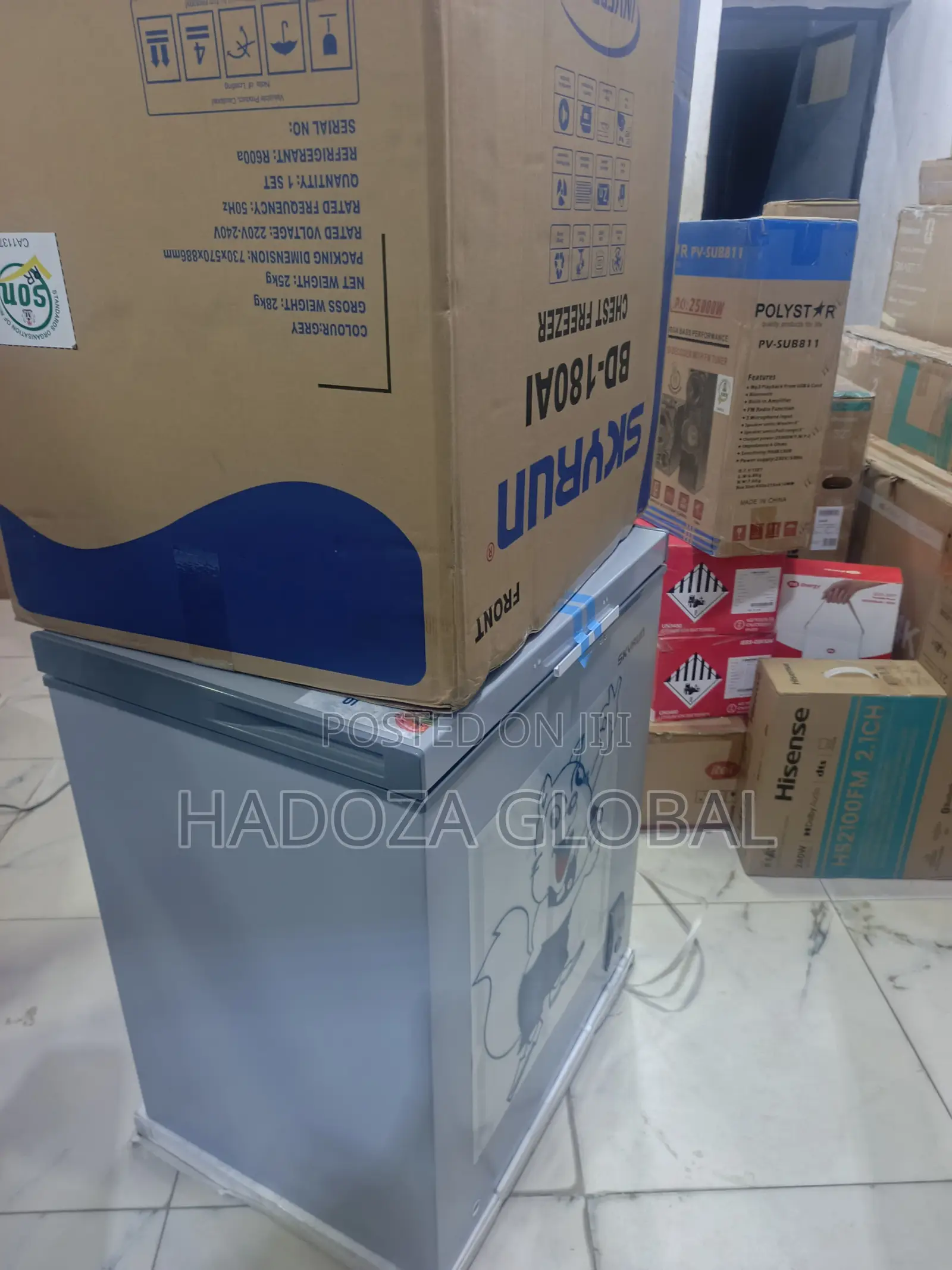 Skyrun 180AI Fast-Freeze System: Rapidly Cools Newly Stored Goods