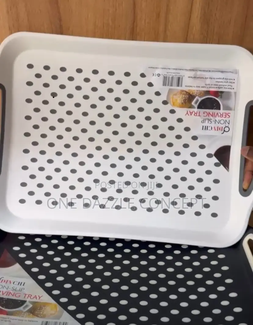 Plastic Anti Slip Serving Tray