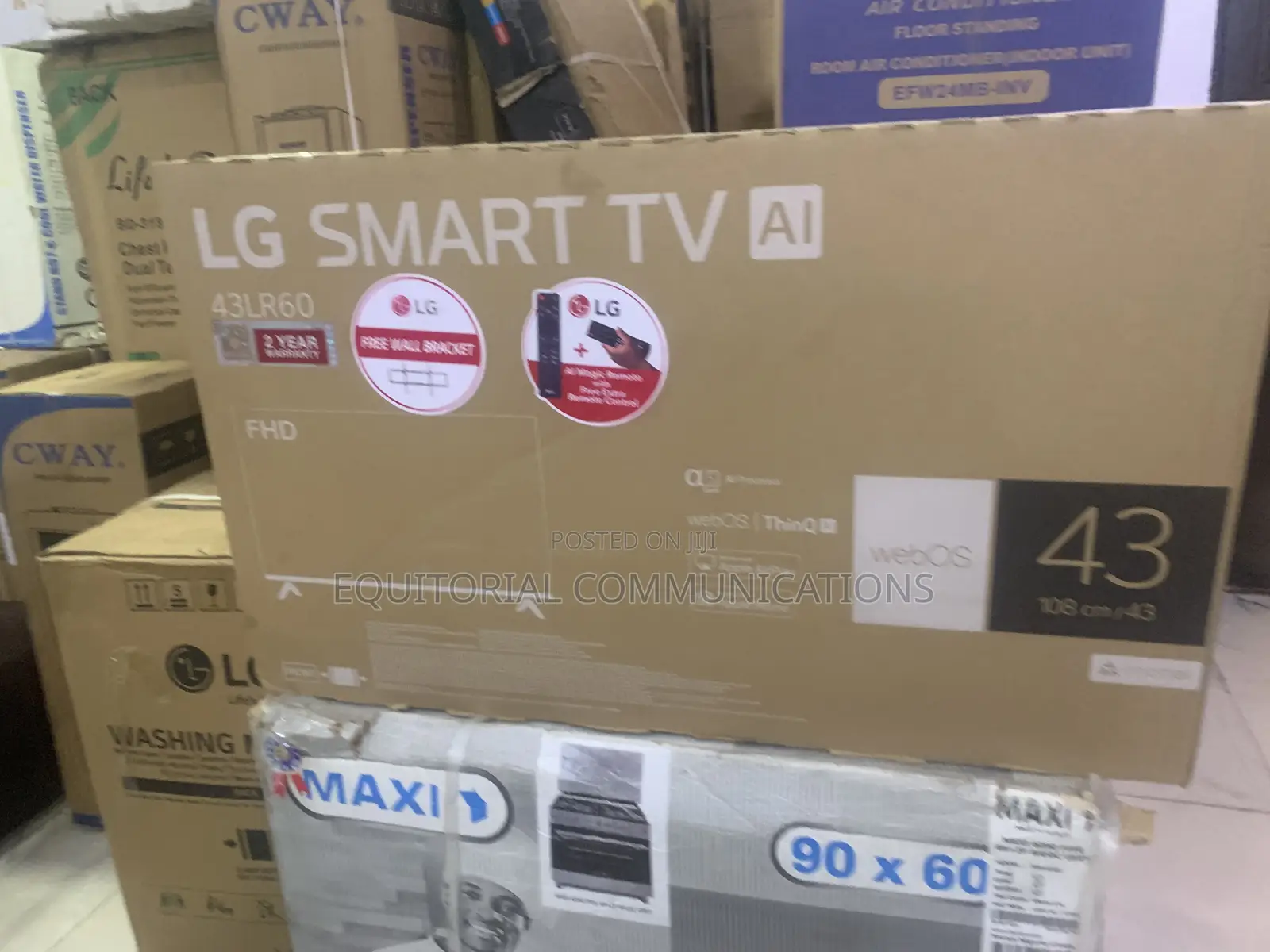 LG 43-Inch Full HD LED TV With Modern Flat Screen