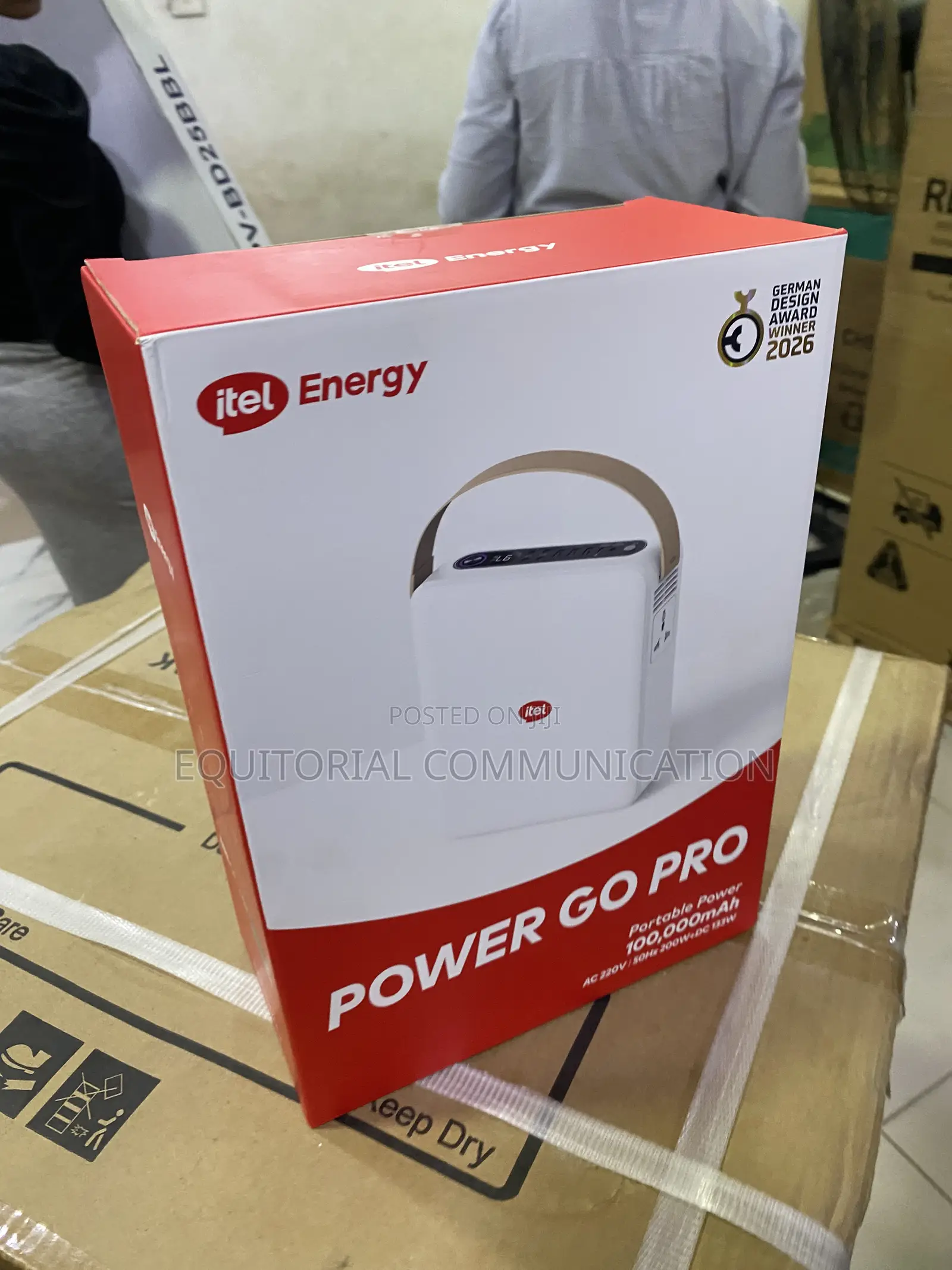 Itel Energy Power Go Pro Portable Power Source With 133W DC Output
