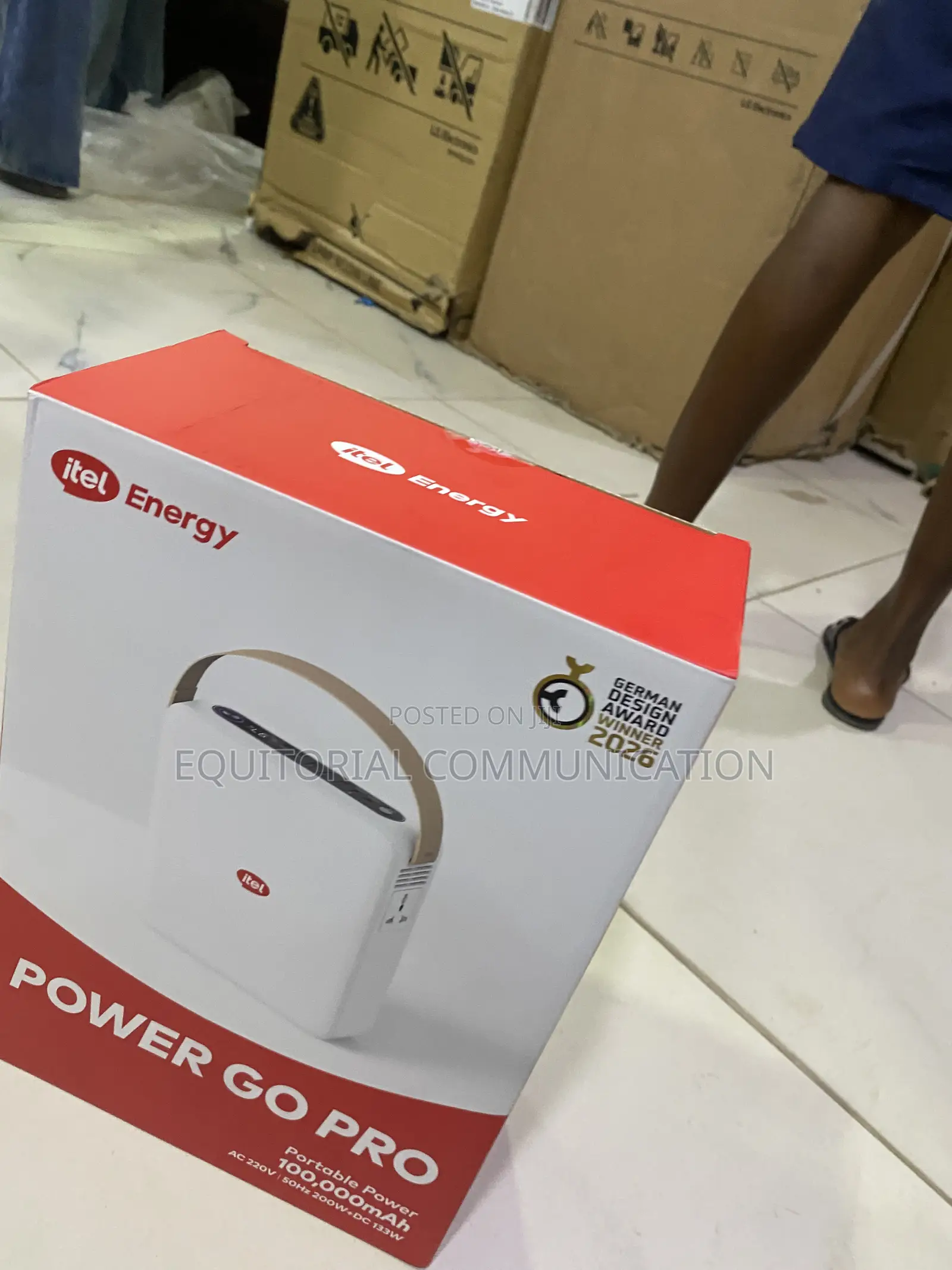 Itel Power Go Pro 200W AC and 220V Backup Electricity Supply