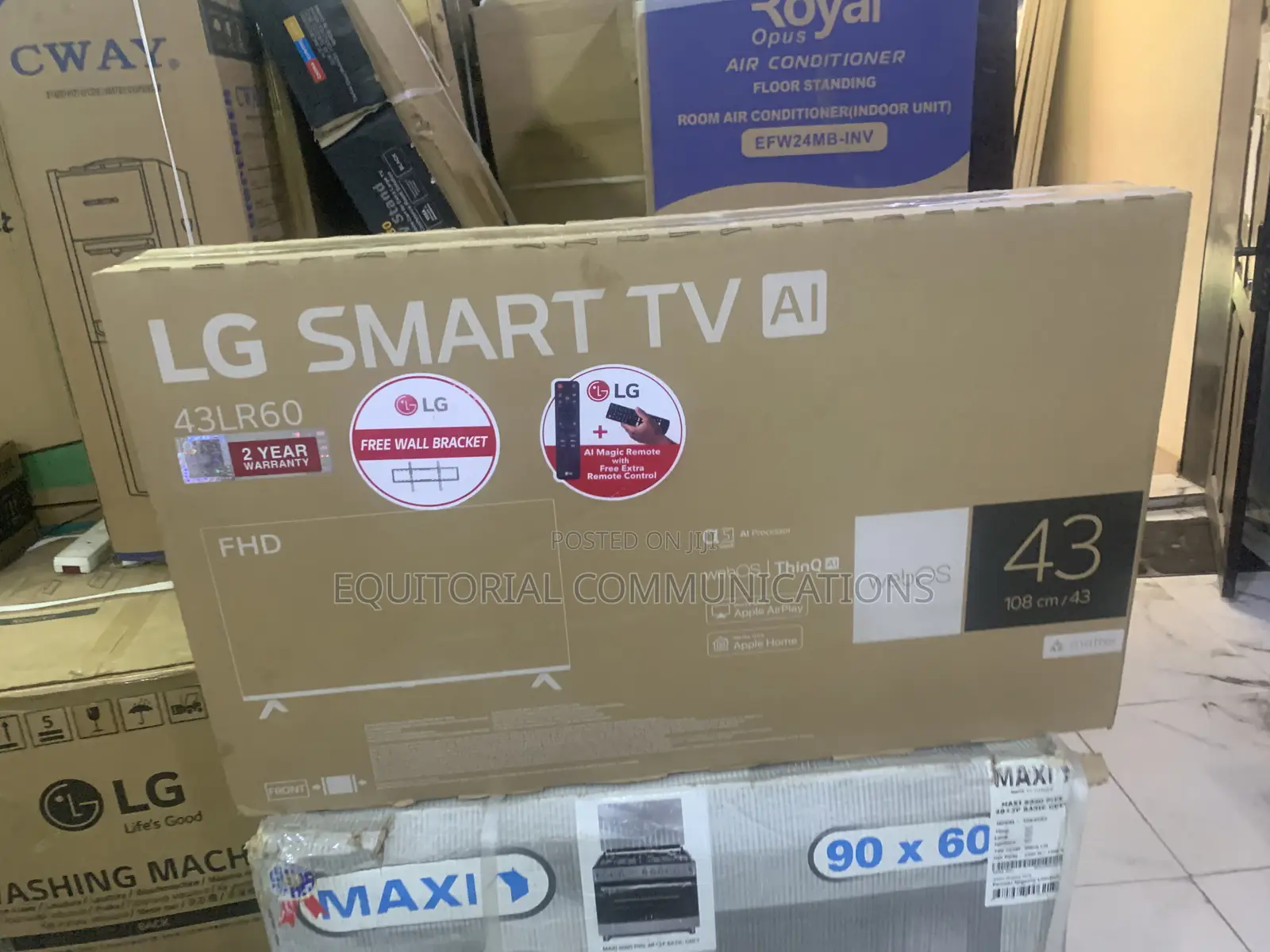 LG 43-Inch Smart TV With Convenient Wireless Features