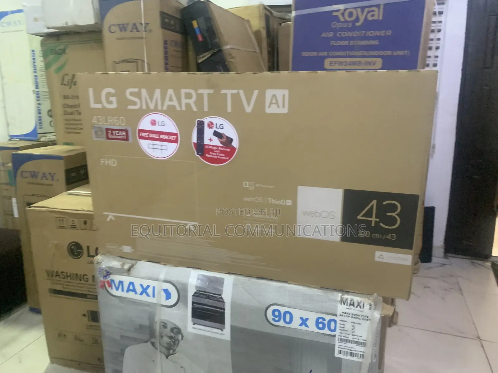 LG 43-Inch Smart TV With Convenient Wireless Features