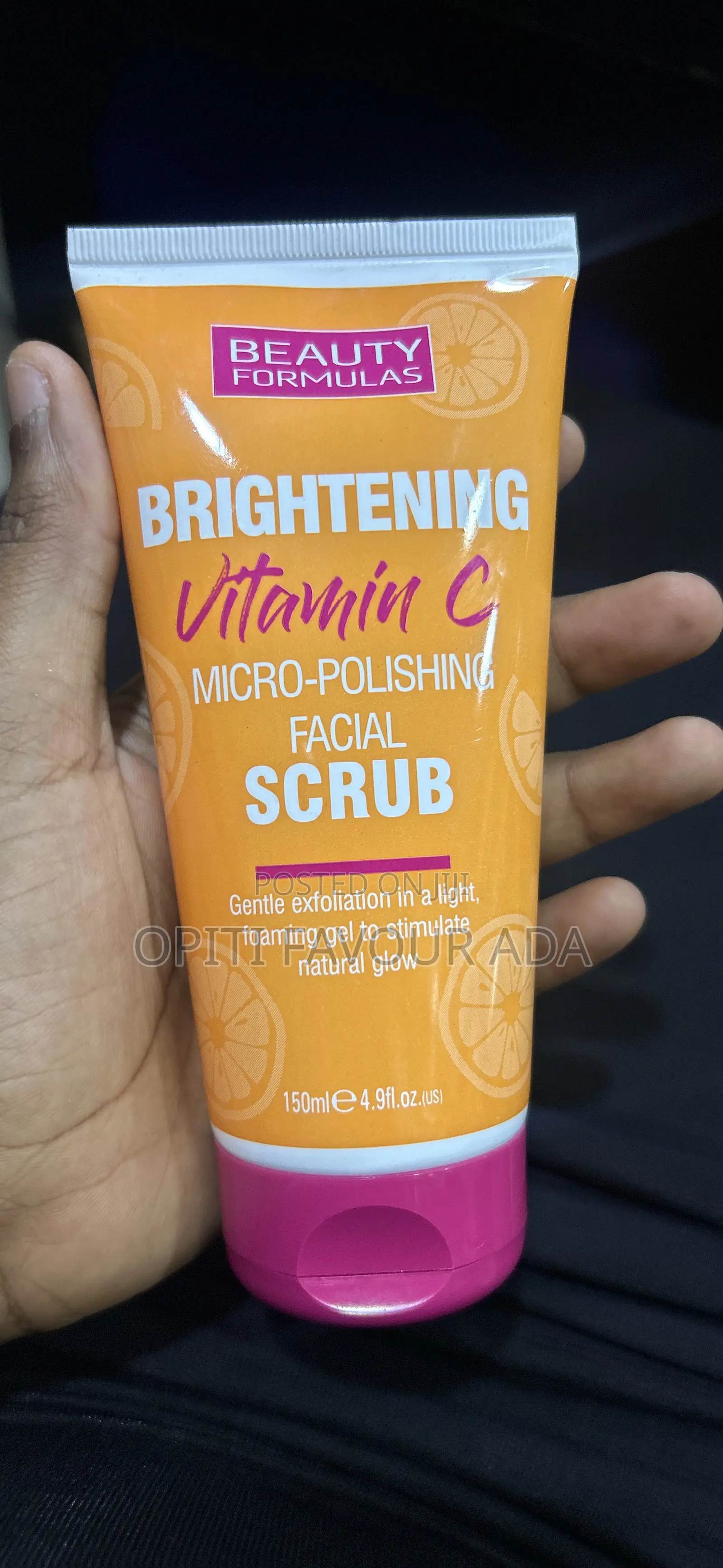 Beauty Formulas Brightening Vitamin C Micro-Polishing Facial Scrub