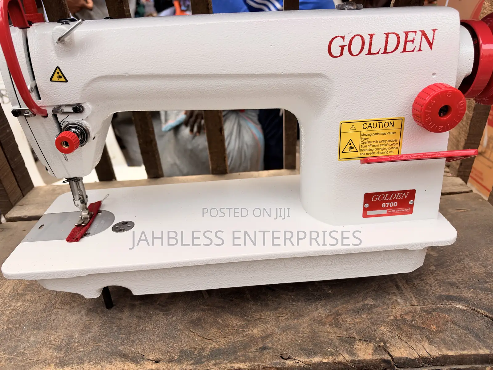 Complete Golden Industrial Sewing Machine With 3 Years Warranty