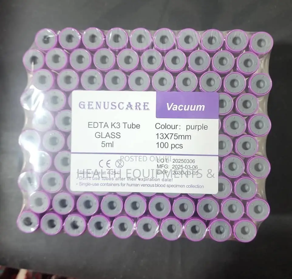 EDTA Blood Collection Tubes – Purple Top | Laboratory Tubes