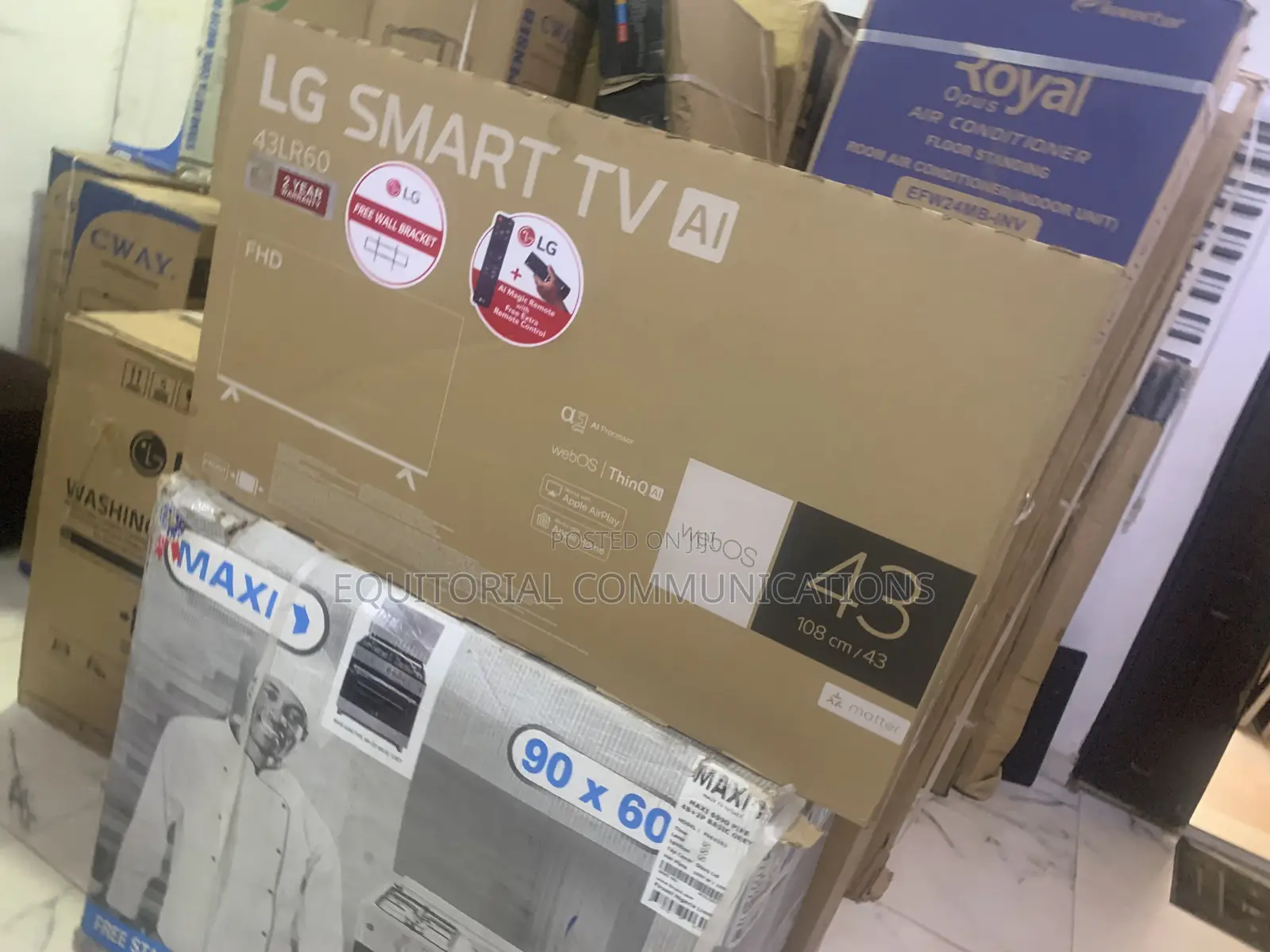 LG 43-Inch Full HD Smart TV With Advanced Processing