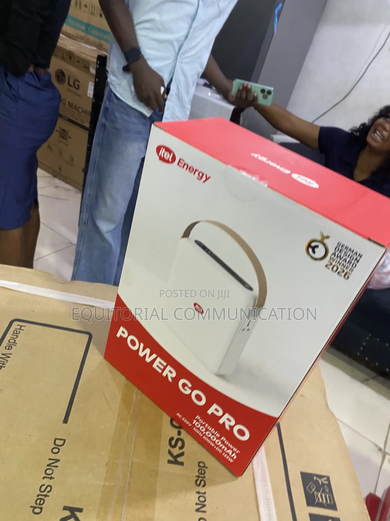 Itel Energy Power Go Pro 100,000mAh Backup Station 133W DC