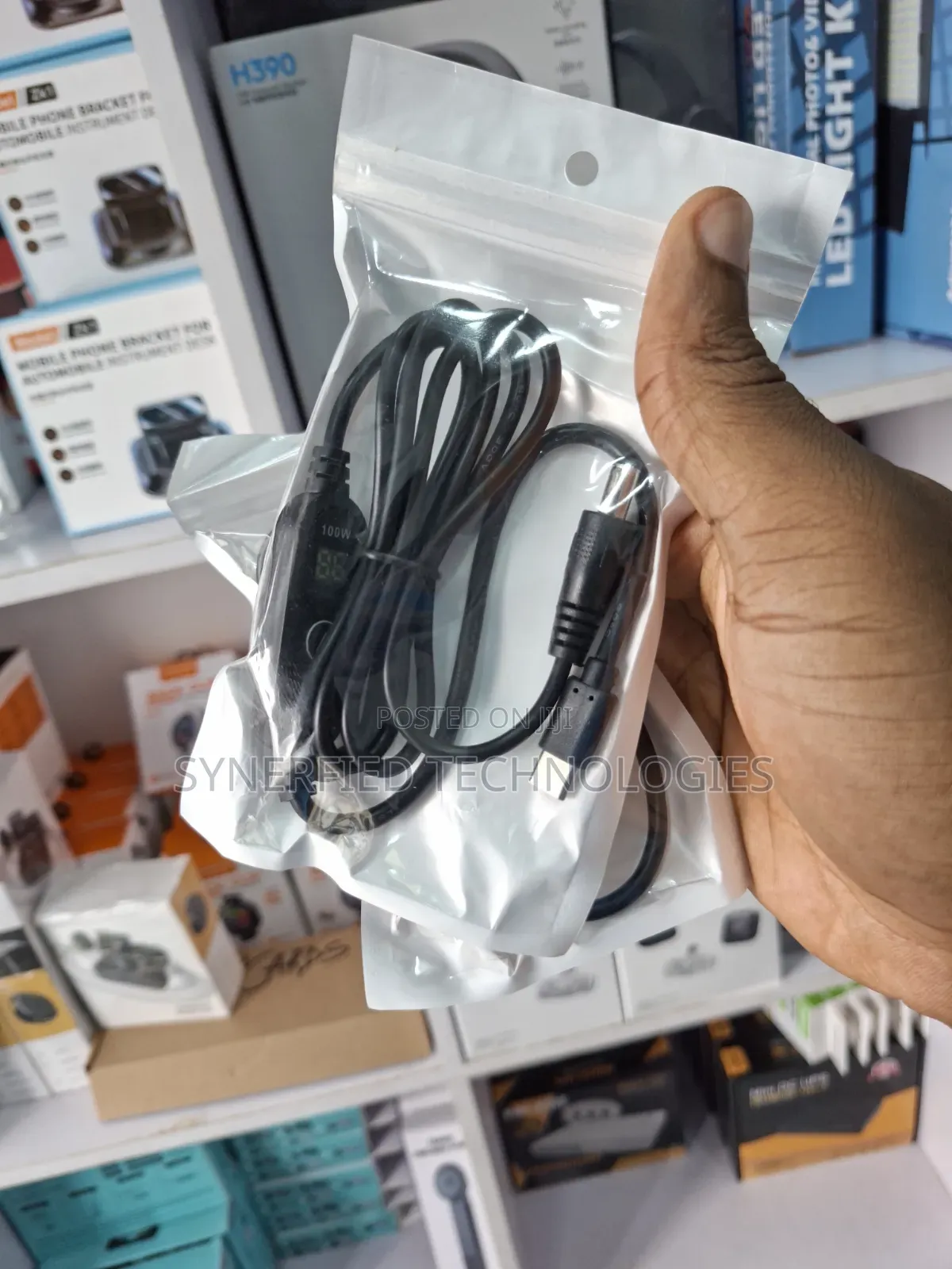 100W USB-C to DC Adjustable Voltage Power Cable