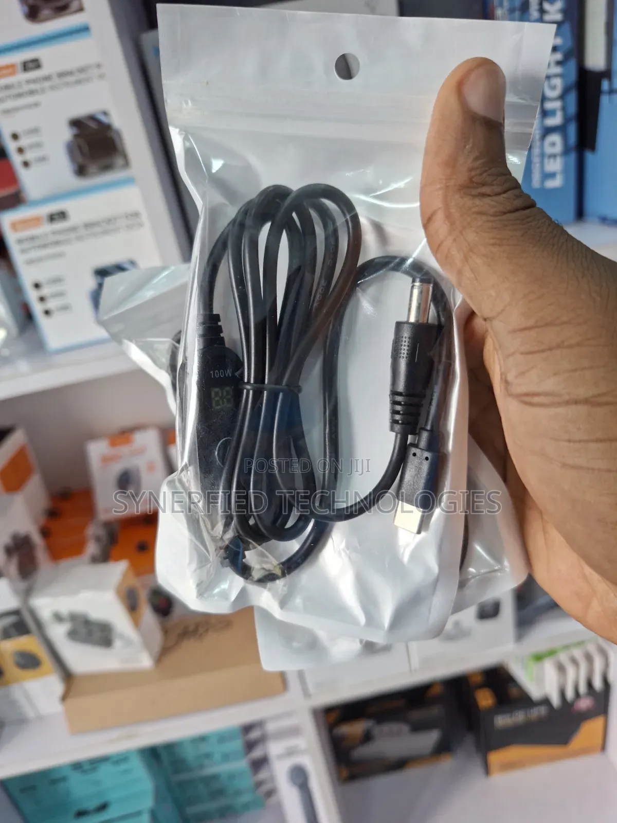 100W USB-C to DC Adjustable Voltage Power Cable
