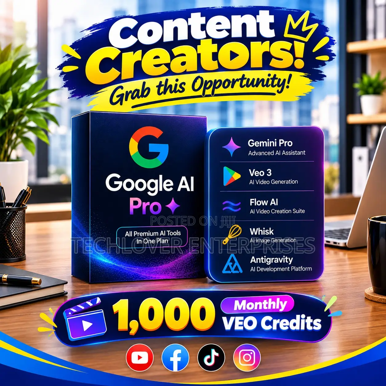 Google Gemini AI Pro + 5TB + Anti‐Gravity Flow – 18 Months