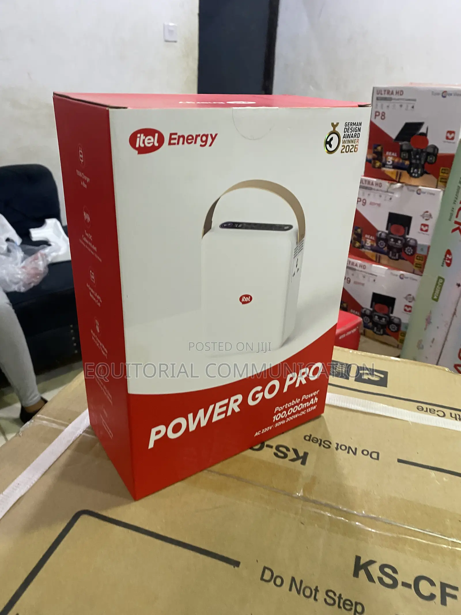 Itel Energy Power Go Pro 133W DC Portable Energy Backup System