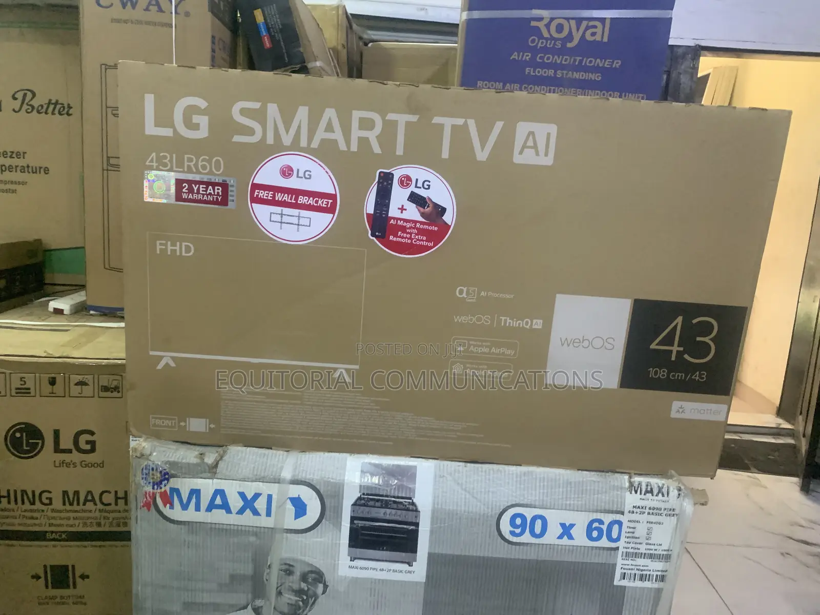 LG 43-Inch LED Television for Home Cinema Enjoyment