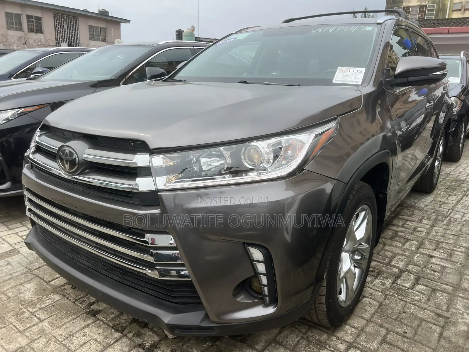 Toyota Highlander Limited V6 4x4 (3.5L 6cyl 6A) 2016 Gray