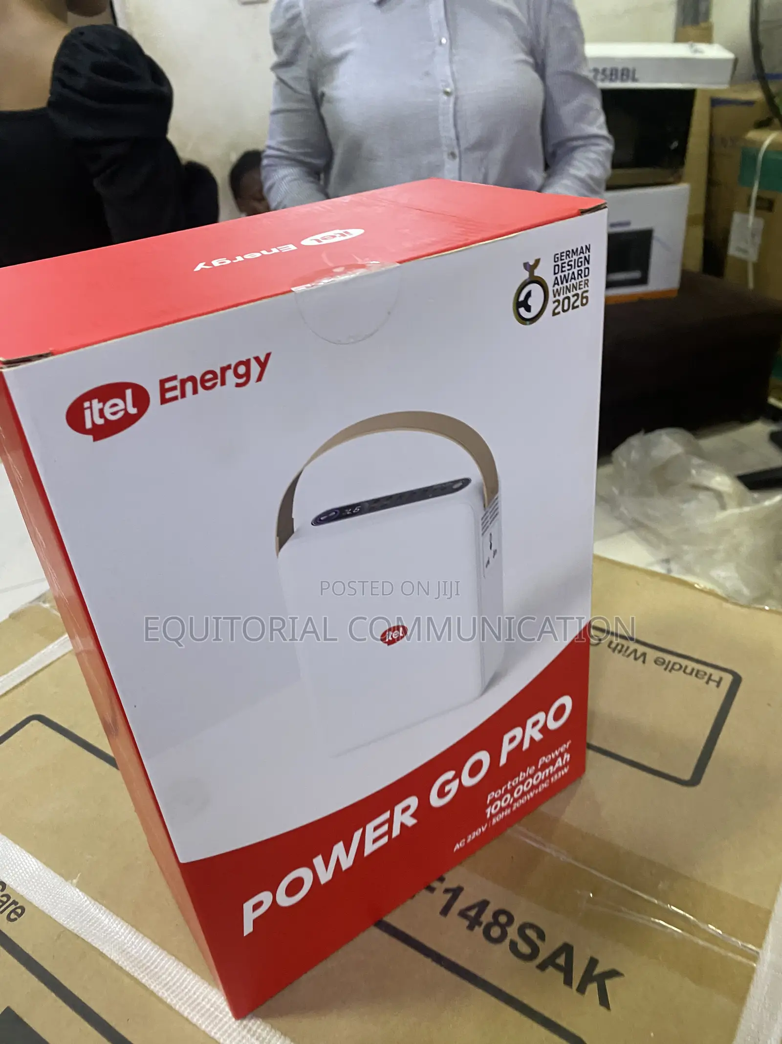 Itel Energy Power Go Pro Portable Power Supply 220V AC 133W DC