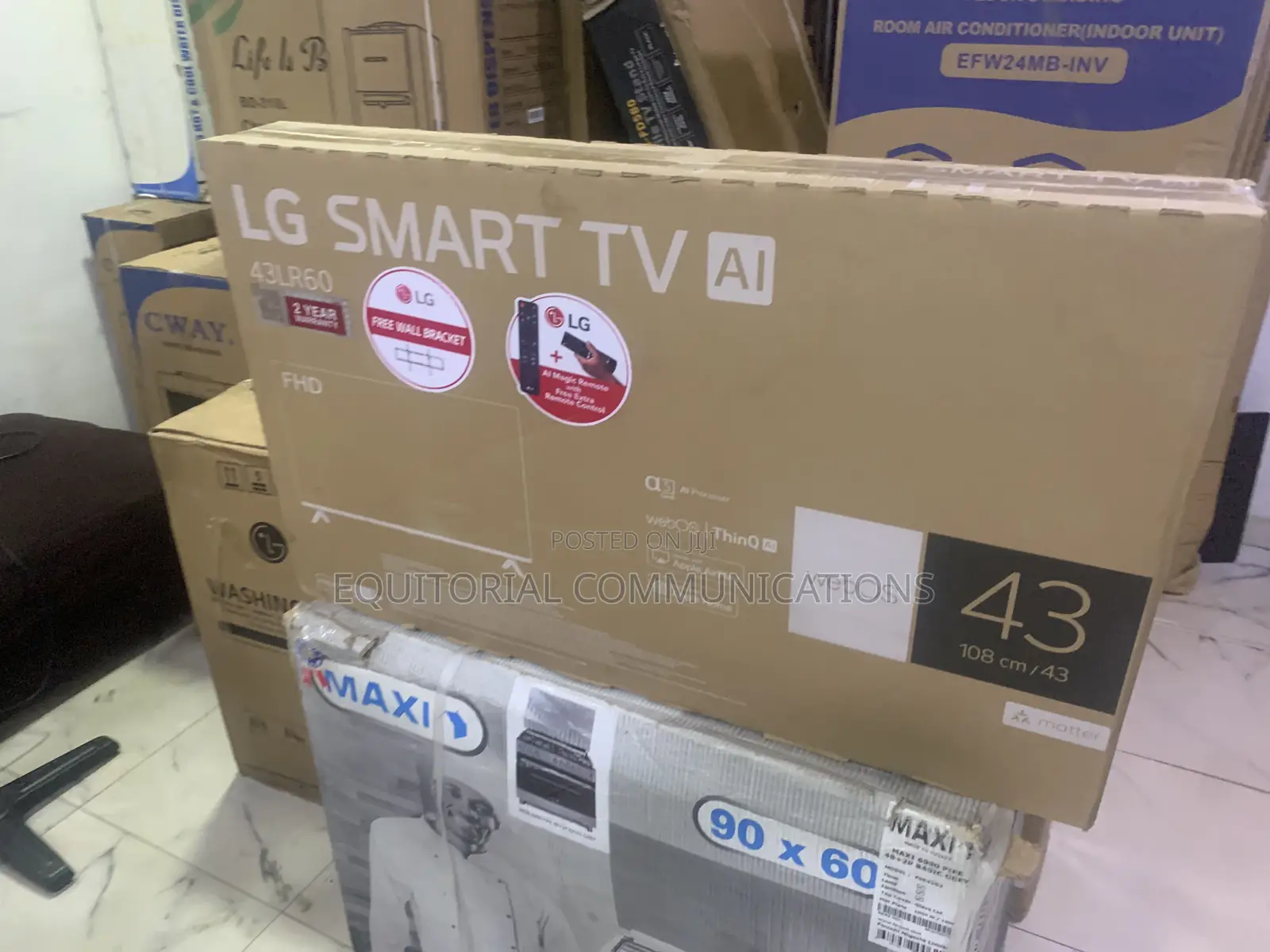 LG 43-Inch Smart Television With Multiple Connectivity Options