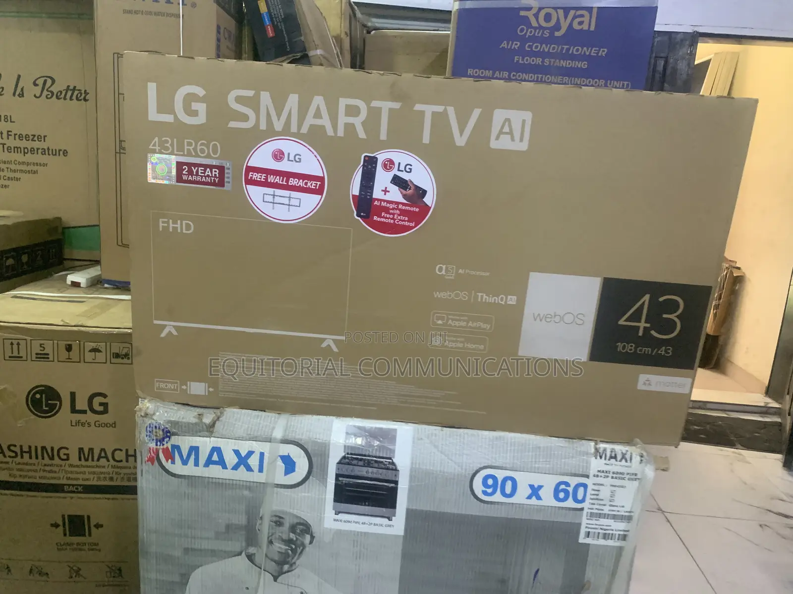 LG 43-Inch Smart Television With Multiple Connectivity Options