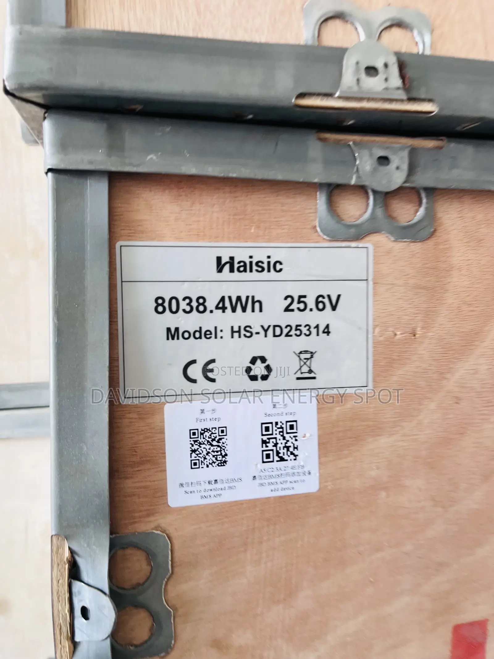 8kwh 24v Haisic Solar Lithium Ion Battery