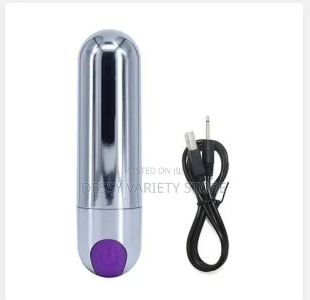 Bullet Vibrator Sex Toy 10 Vibrating Modes-Silver