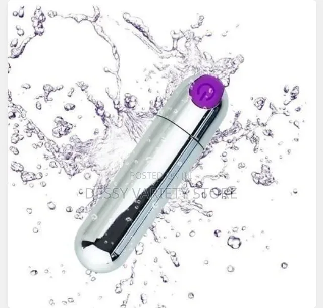 Bullet Vibrator Sex Toy 10 Vibrating Modes-Silver