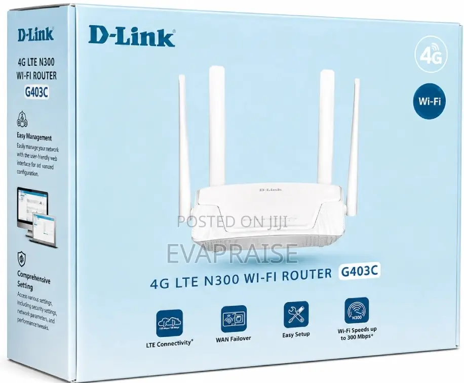 D-Link G403c 4g LTE N300 Wi-Fi Router