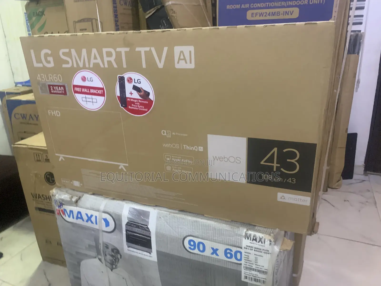 LG 43-Inch Smart TV With AI-Powered Picture Processing