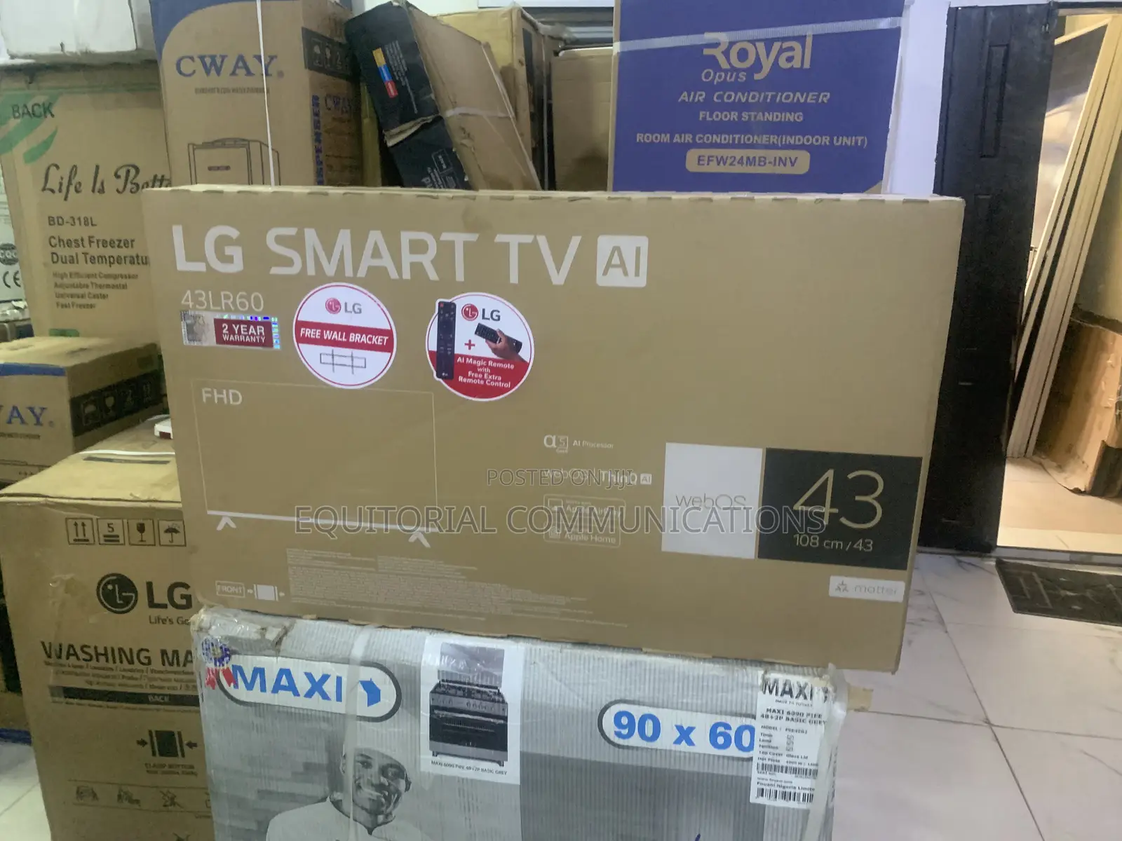 LG 43-Inch Smart TV With AI-Powered Picture Processing