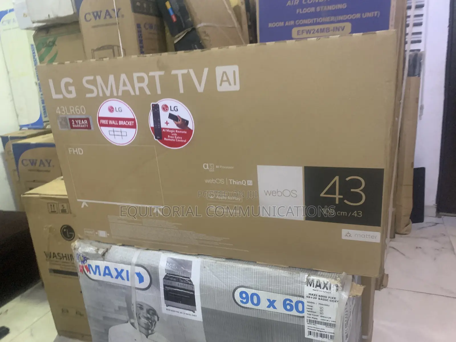LG 43-Inch Smart LED TV for Compact Entertainment Spaces