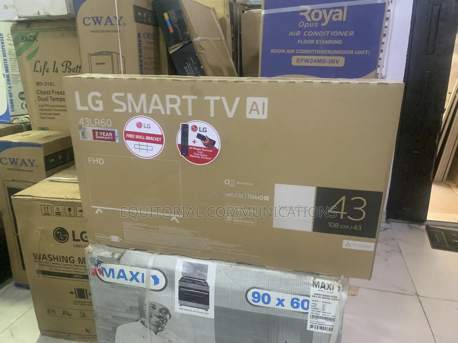 LG 43-Inch Smart LED TV for Compact Entertainment Spaces