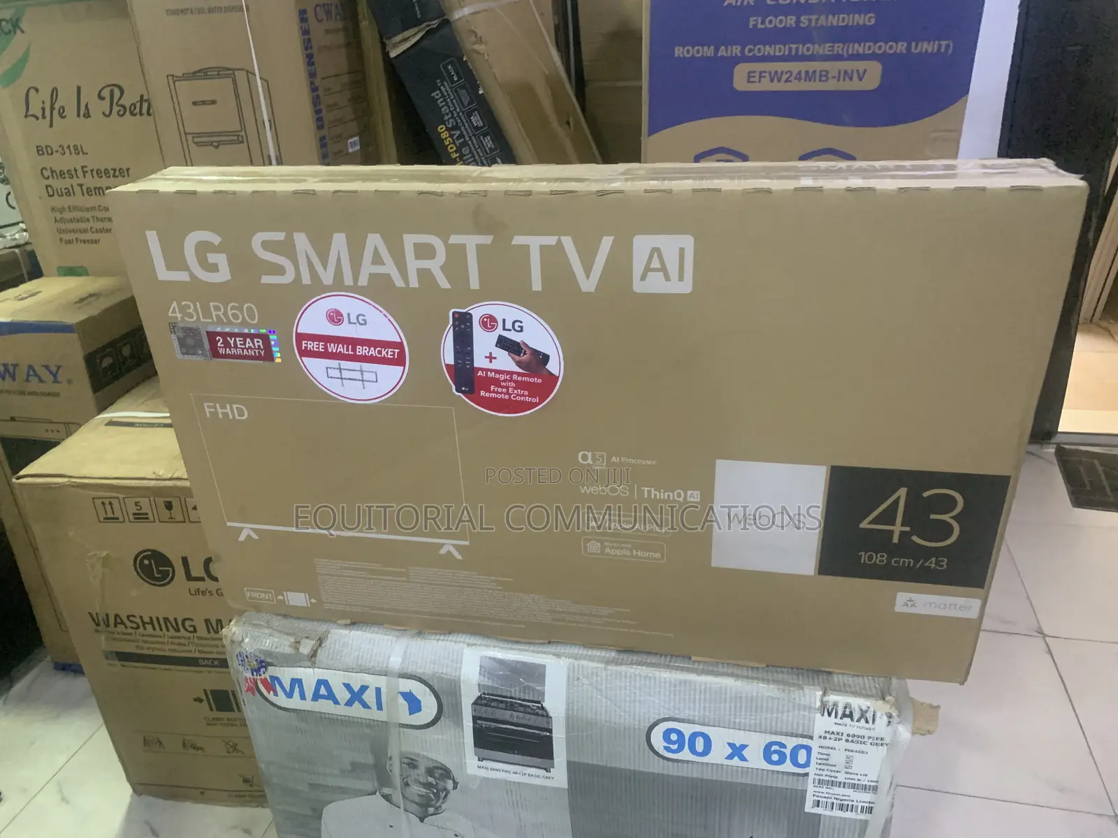 LG 43-Inch Full HD Smart LED TV – Clear Pictures, Smart Entertainment